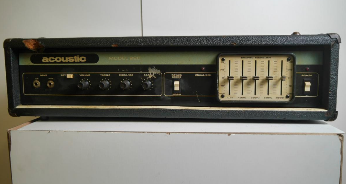 ACOUSTIC B-120 アコースティック社 ベースアンプヘッド メンテ済み完動品